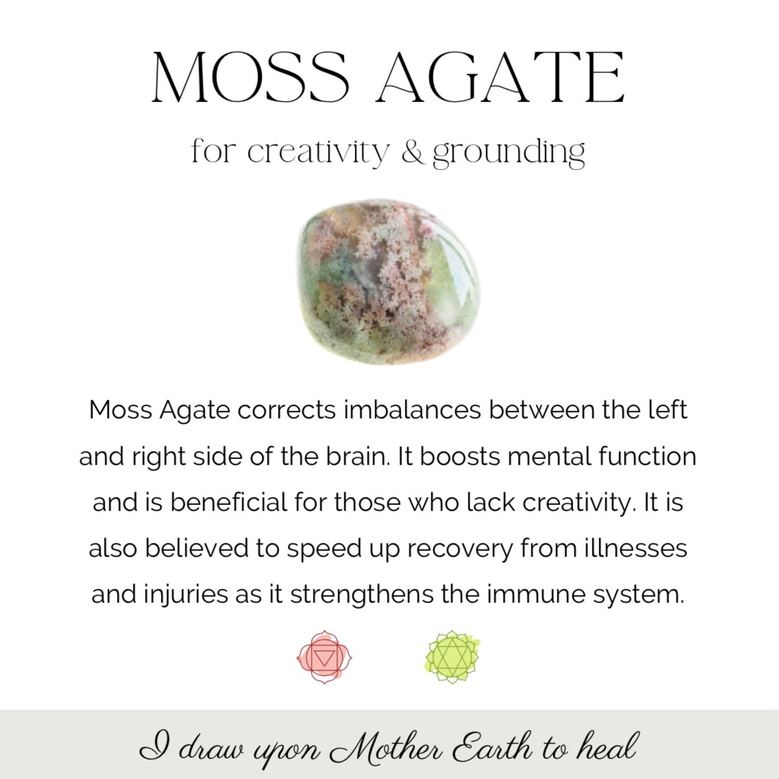 Moss Agate | Bracelet | 6mm |