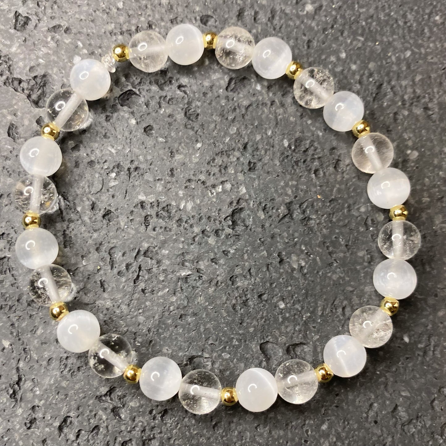 Clear Quartz & Selenite