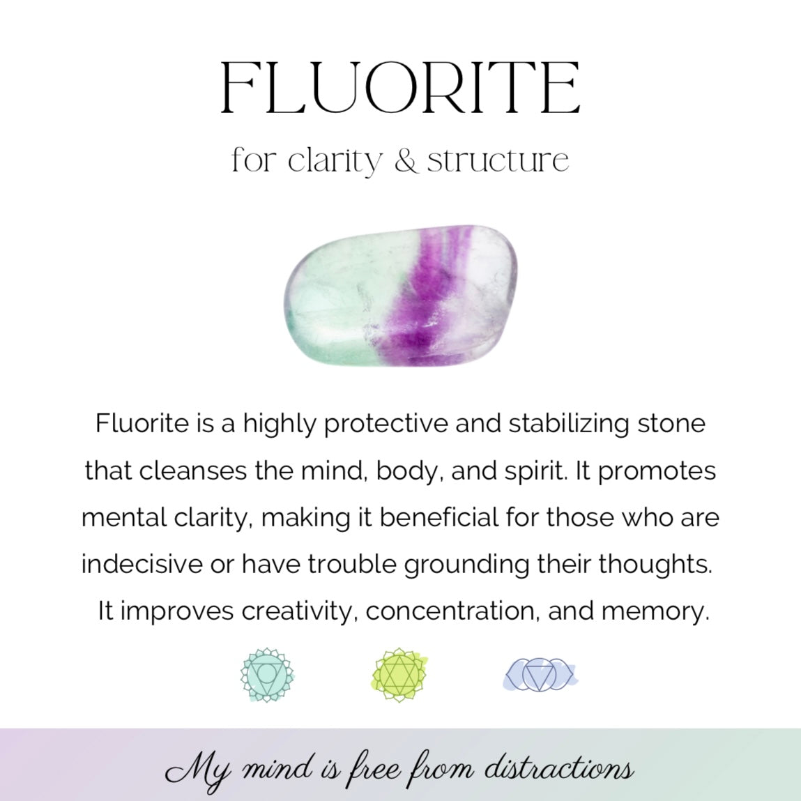 Fluorite | Bracelet | 6mm |