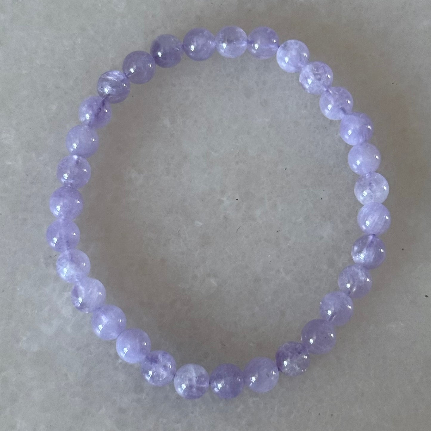 Lavender Amethyst Bracelet | 6mm |