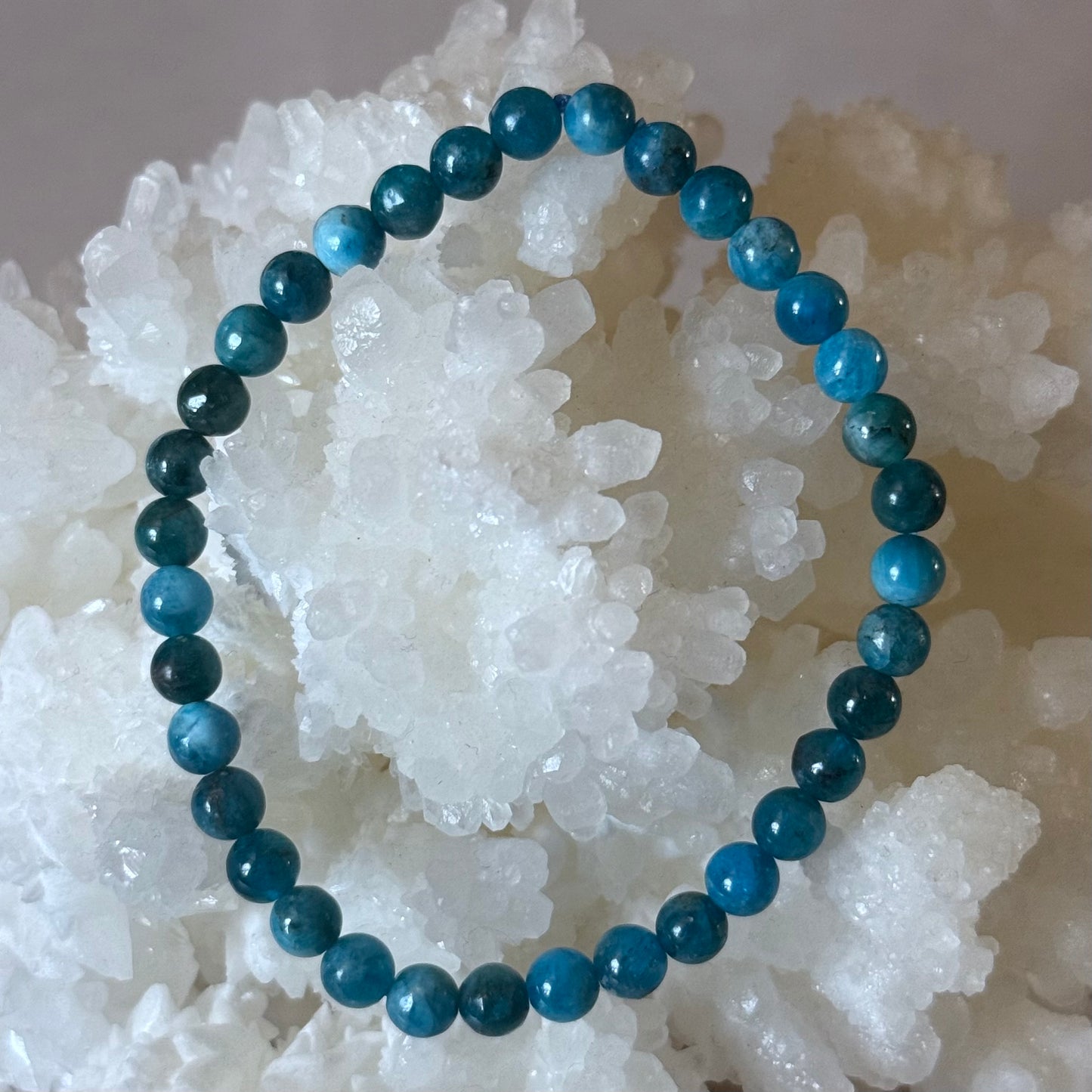 Blue Apatite Bracelet | 6mm |