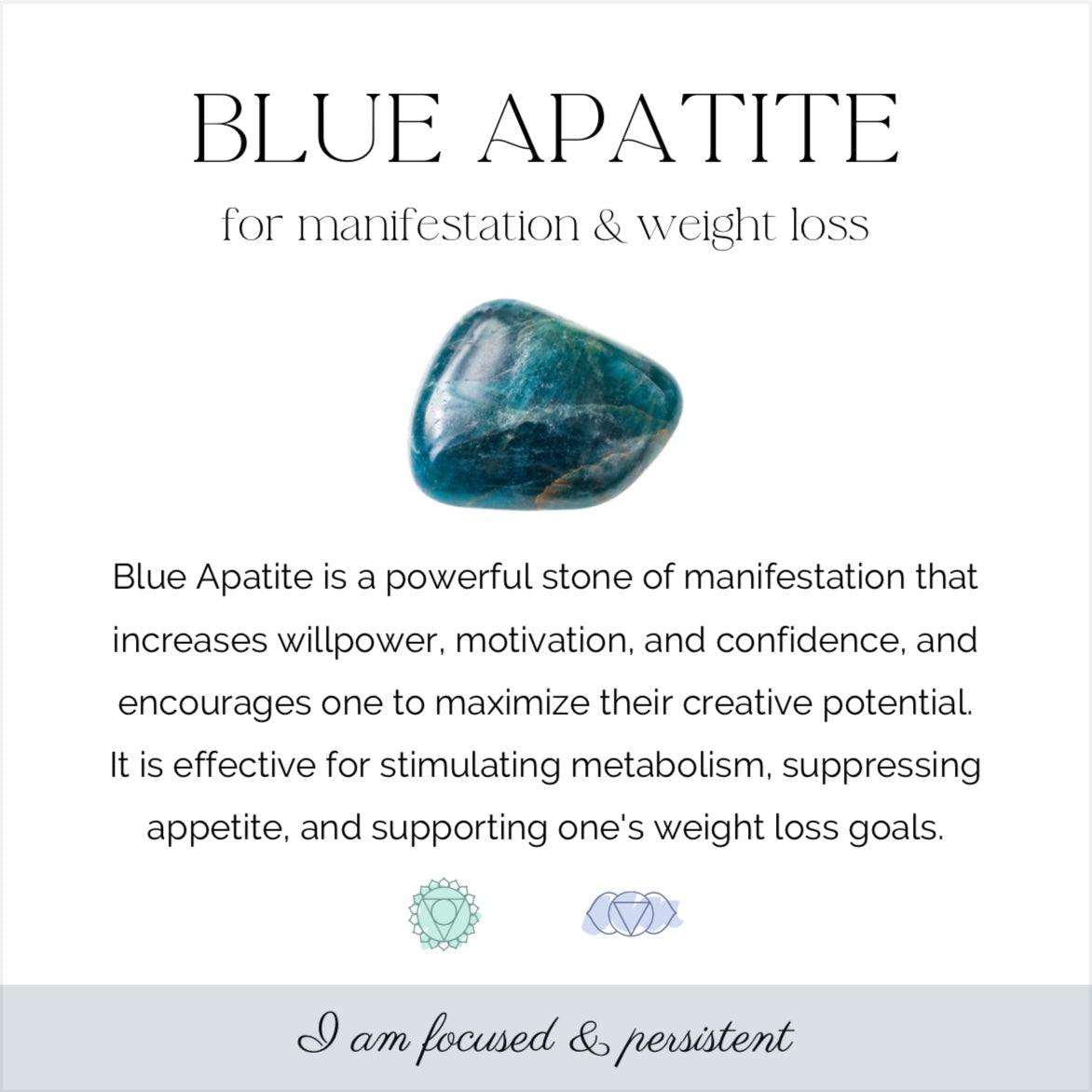 Blue Apatite Bracelet | 6mm |