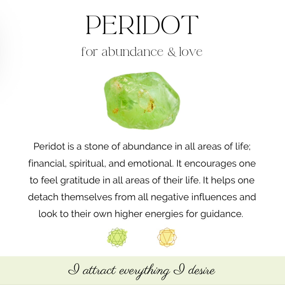 Peridot Bracelet | 6mm |