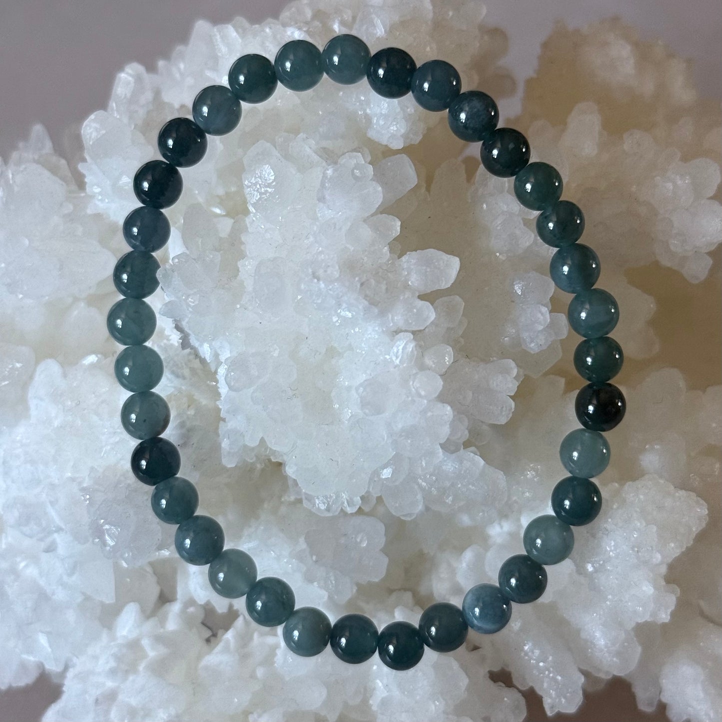Green Jade Bracelet | 6mm |