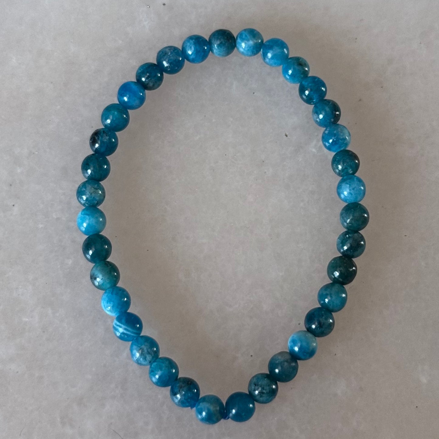 Blue Apatite Bracelet | 6mm |