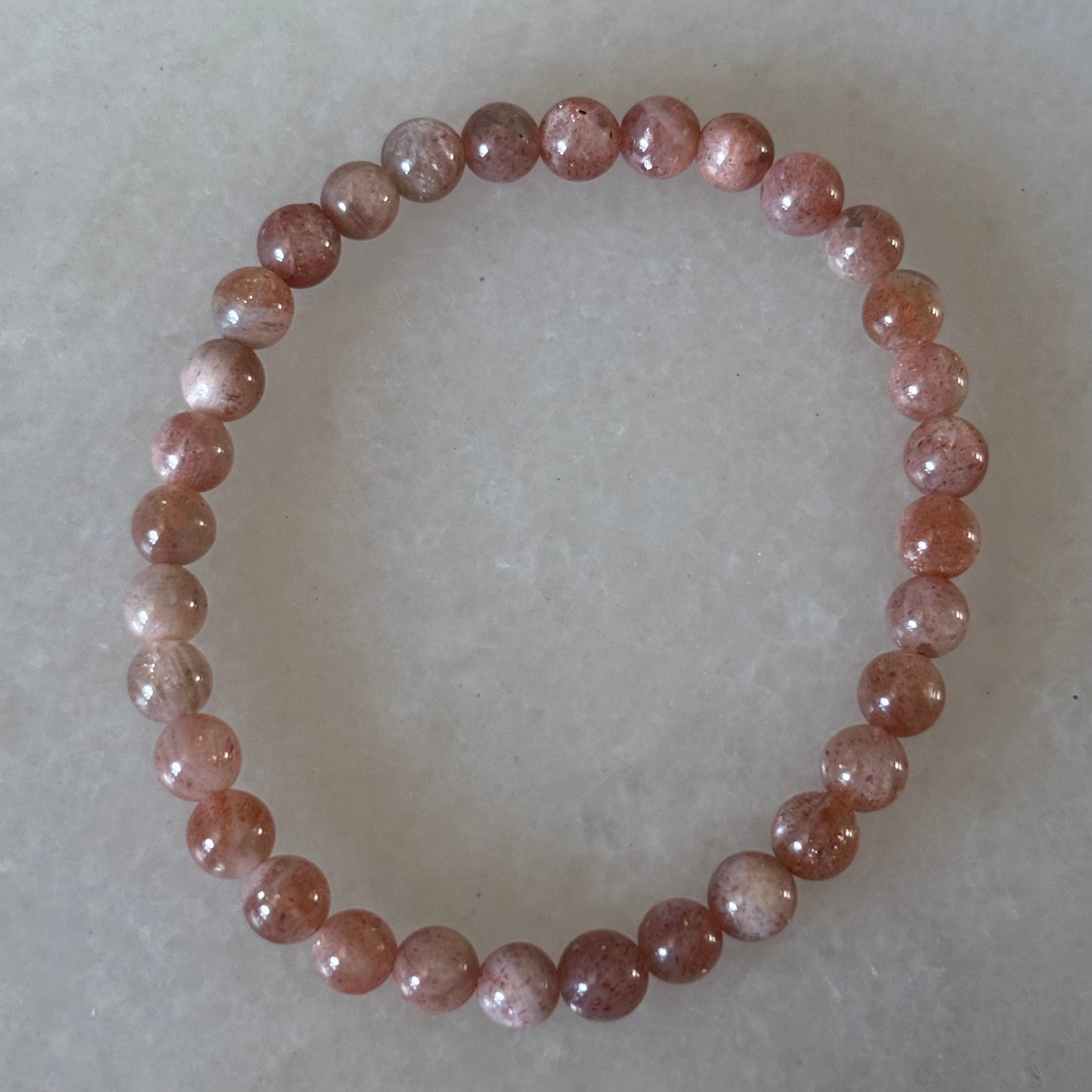Sunstone Bracelet | 6mm |