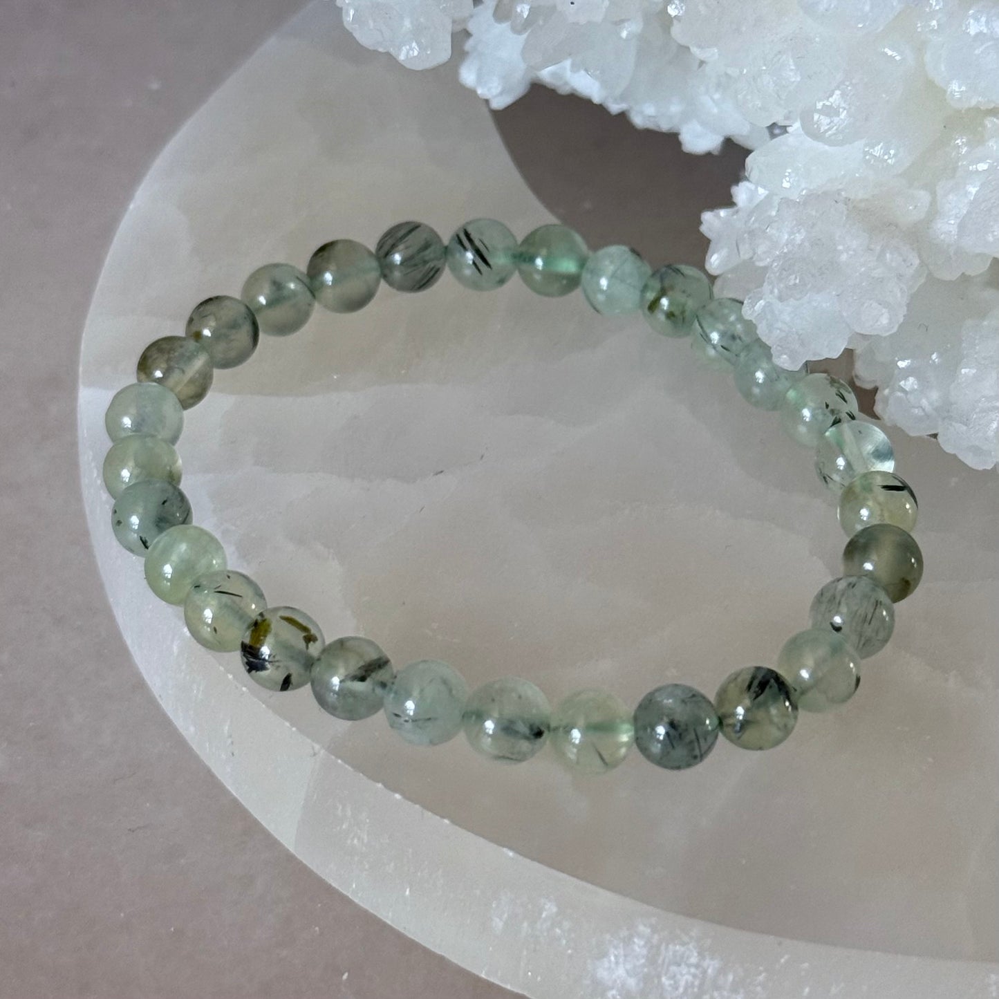 Prehnite Bracelet | 6mm |