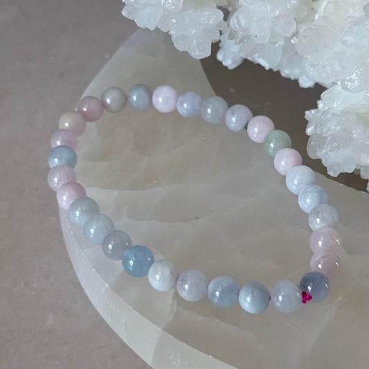 Morganite | Bracelet | 6mm |