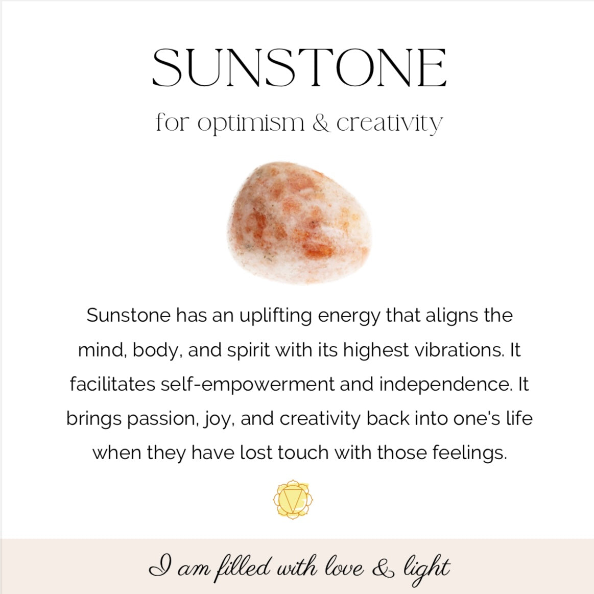 Sunstone Bracelet | 6mm |