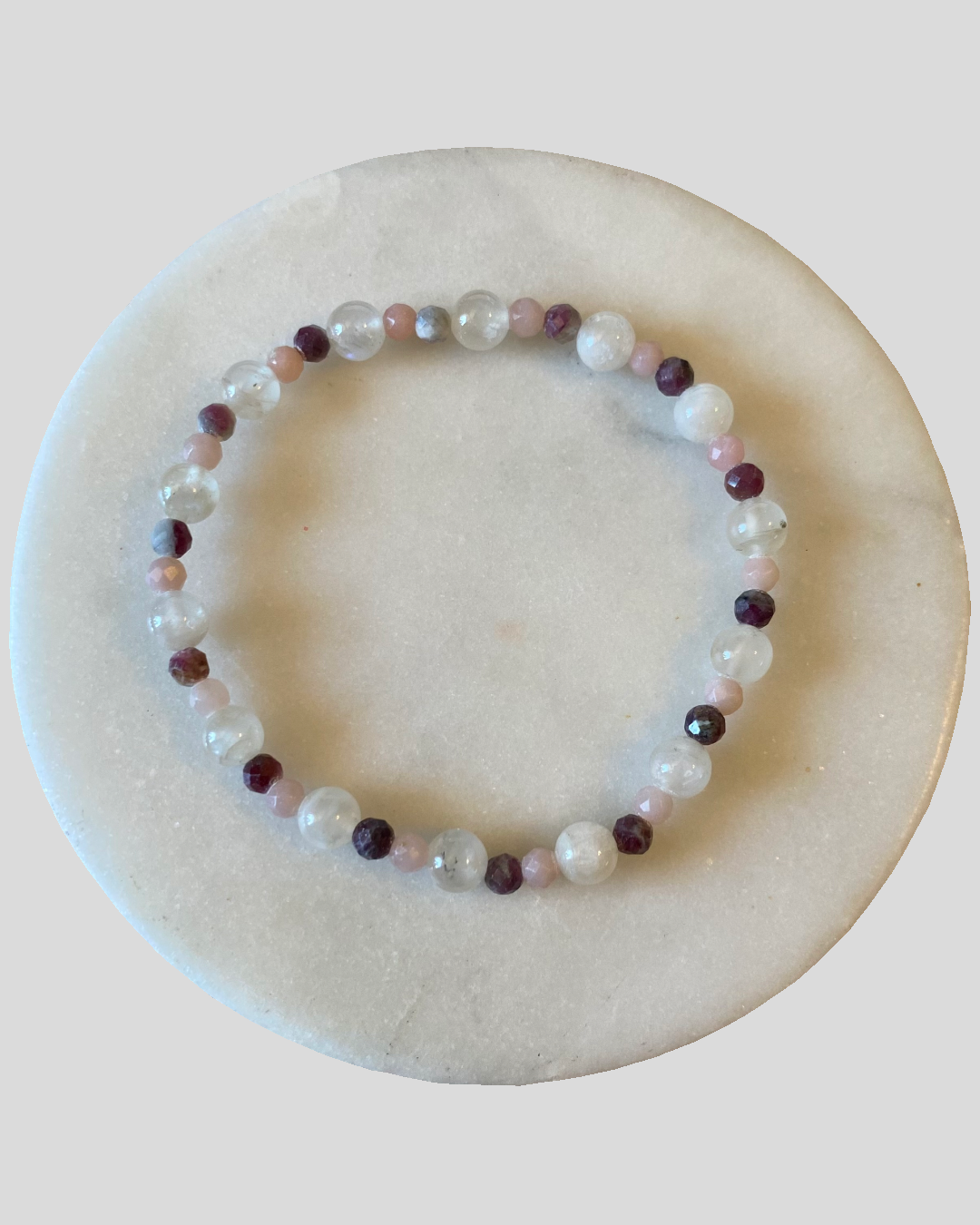 Libra Zodiac - Moonstone | Pink Opal | Tourmaline