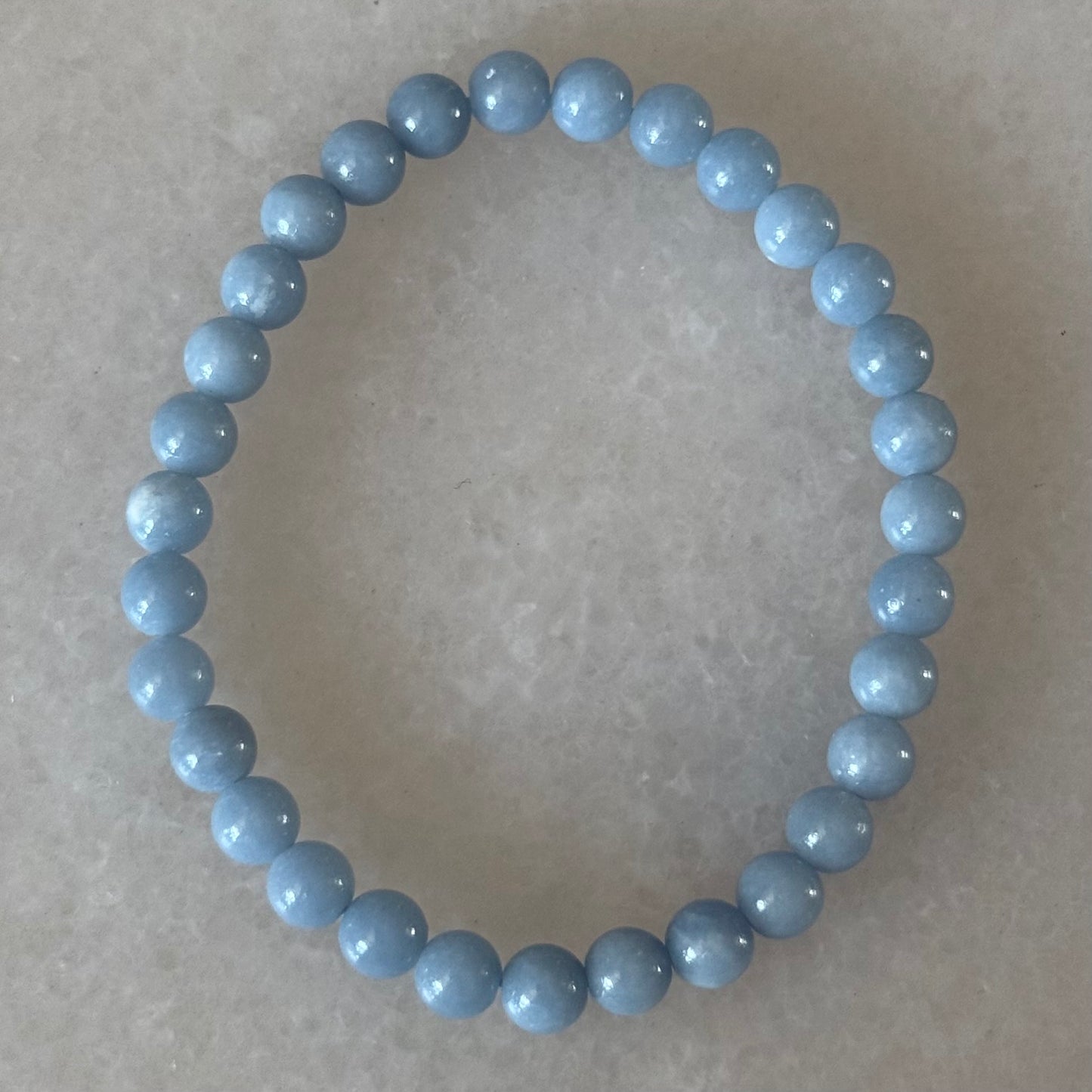 Angelite Bracelet | 6mm |