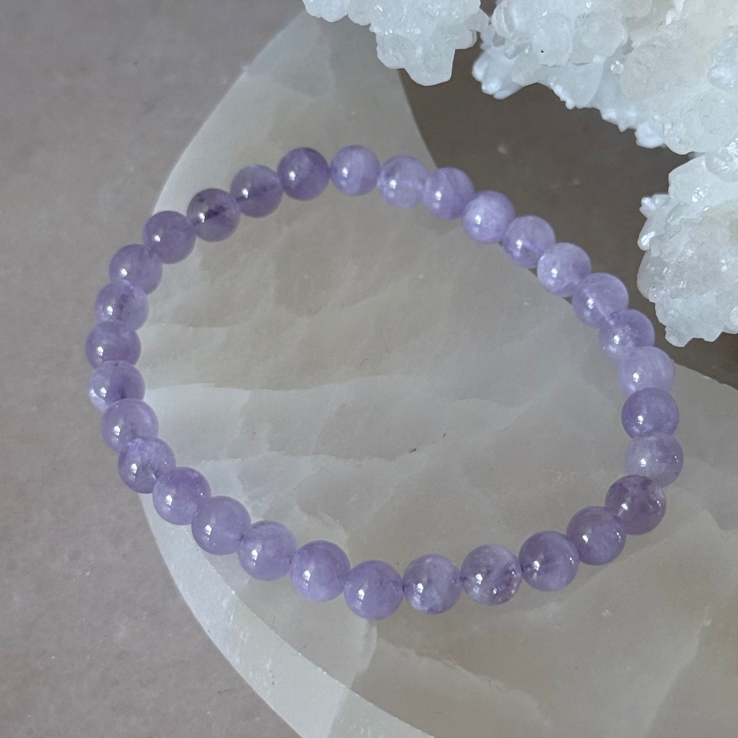Lavender Amethyst Bracelet | 6mm |