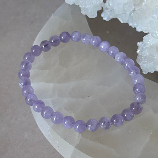 Lavender Amethyst Bracelet | 6mm |