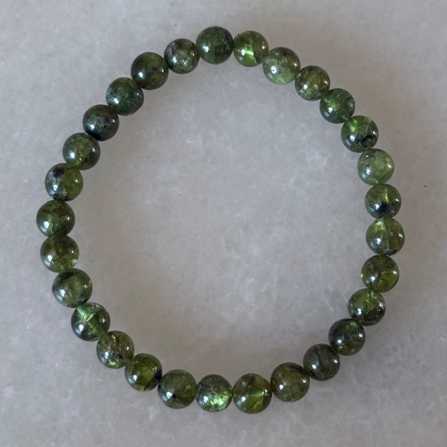 Peridot Bracelet | 6mm |