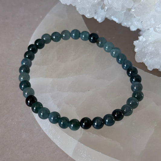 Green Jade Bracelet | 6mm |