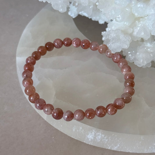Sunstone Bracelet | 6mm |