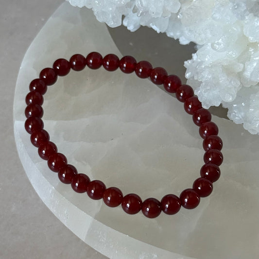 Carnelian | Bracelet | 6mm |