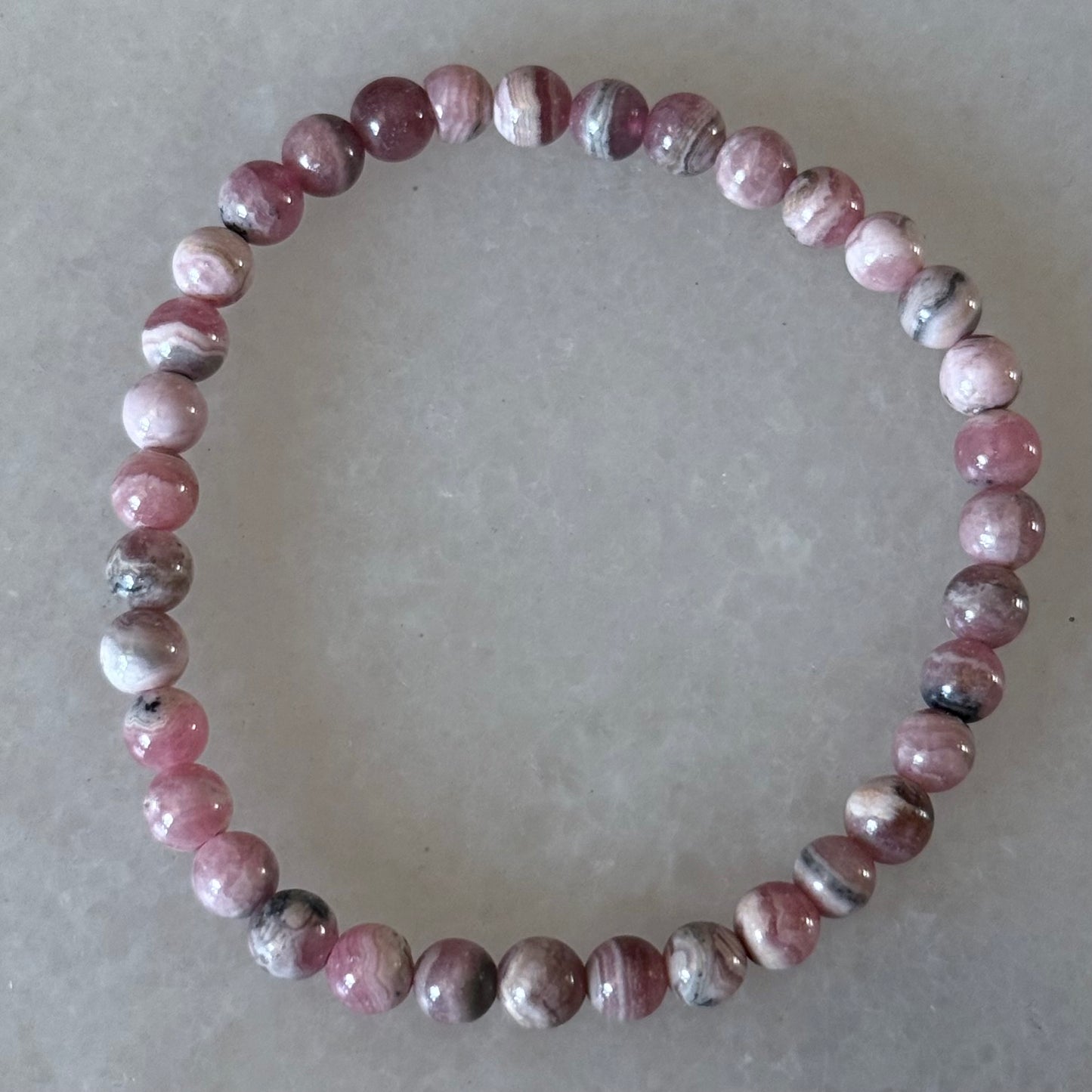 Rhodochrosite Bracelet | 6mm |