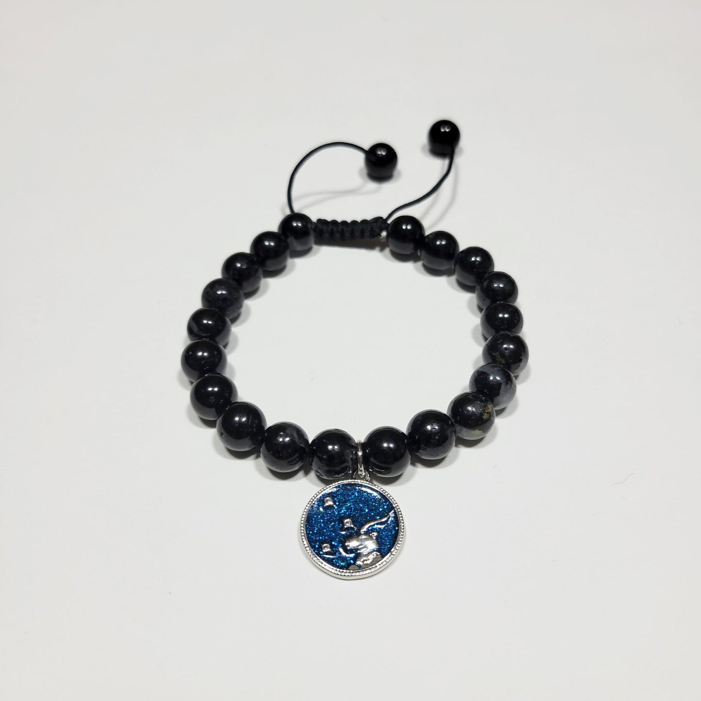 Capricorn Winter Zodiac Bracelet - Black Tourmaline