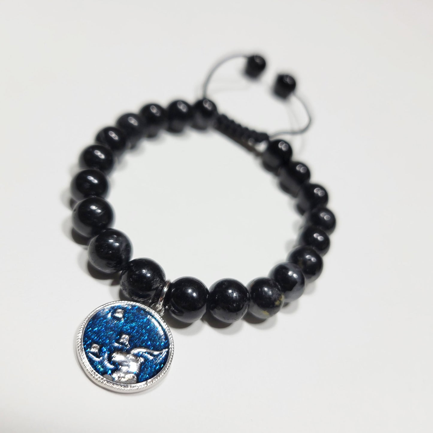 Capricorn Winter Zodiac Bracelet - Black Tourmaline