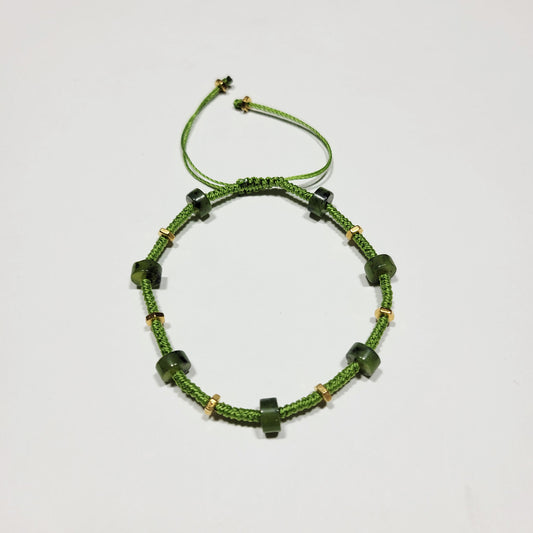 Harper Bracelet - Green Jade