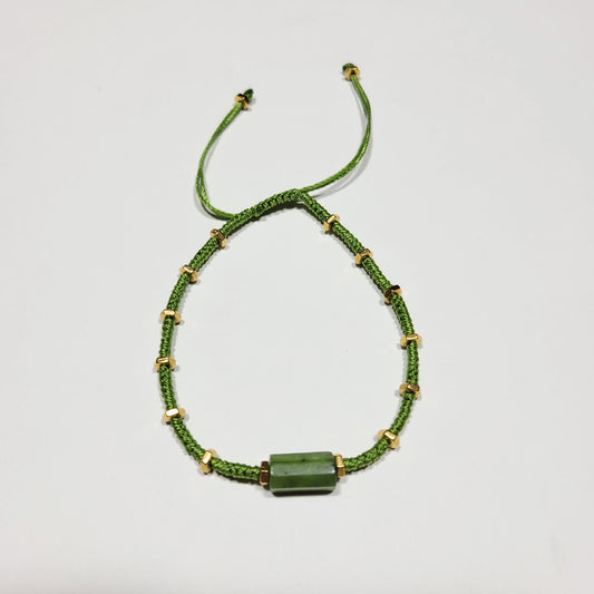 Jayden Bracelet - Green Jade