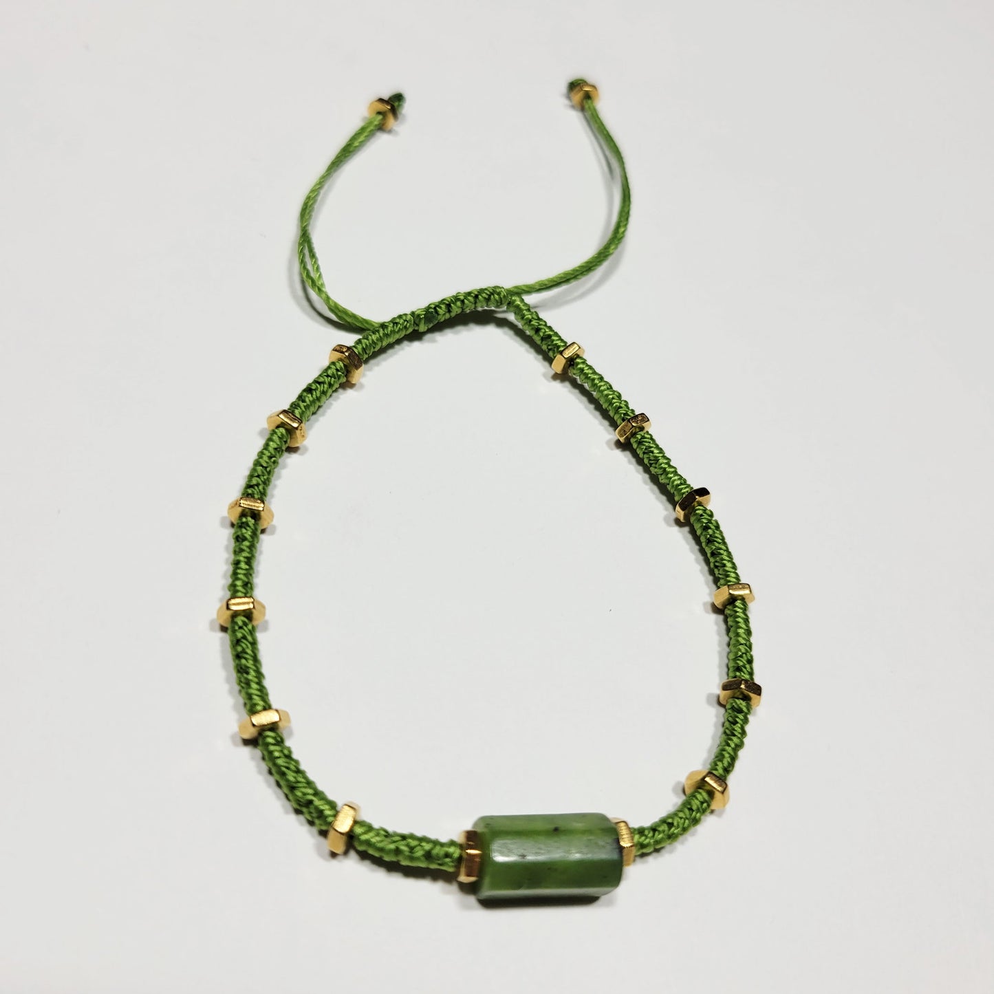 Jayden Bracelet - Green Jade