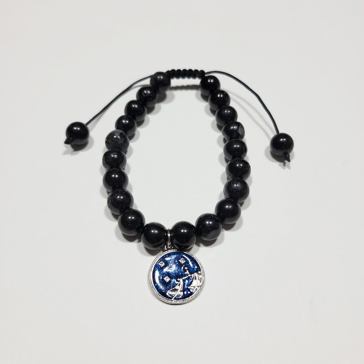 Libra Winter Zodiac Bracelet - Black Tourmaline