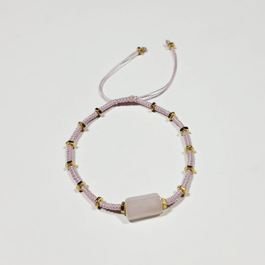 Jayden Bracelet - Rose Quartz