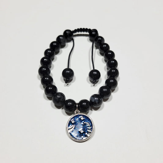 Scorpio Winter Zodiac Bracelet - Black Tourmaline