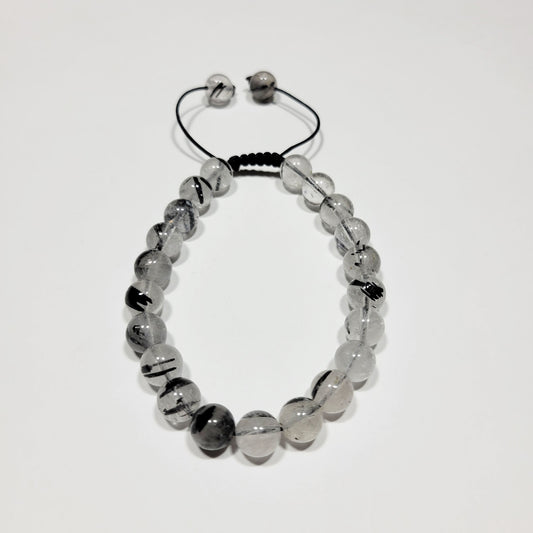 Tourmalinated Quartz Bracelet