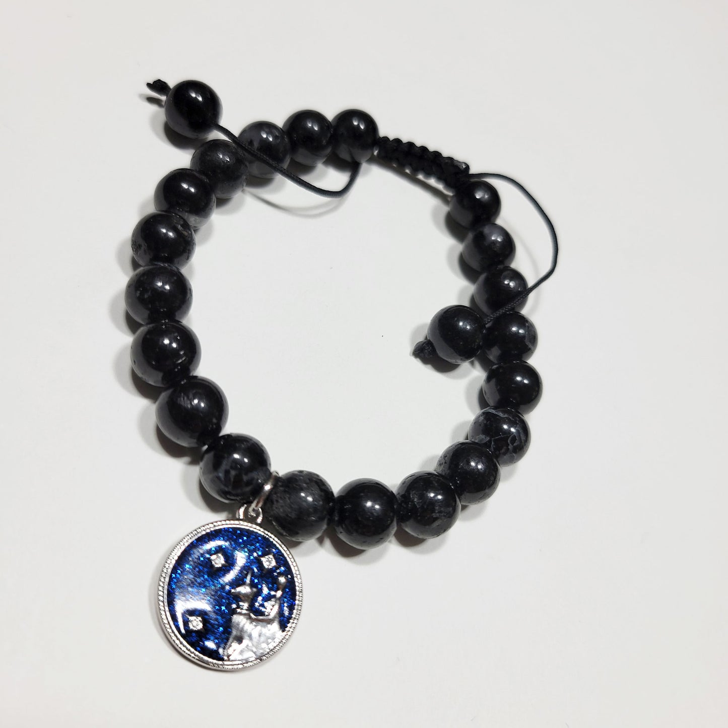 Virgo Winter Zodiac Bracelet - Black Tourmaline